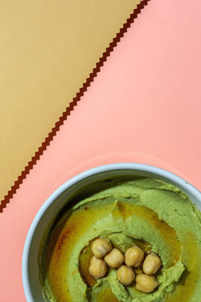 istock Homemade avocado and chickpea hummus 1243646601