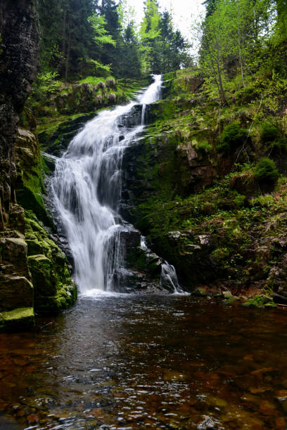 istock Kamienczyk waterfall in the Polish mountains 1243652598