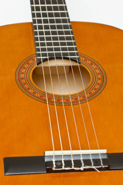 Acoustic guitar stock photo