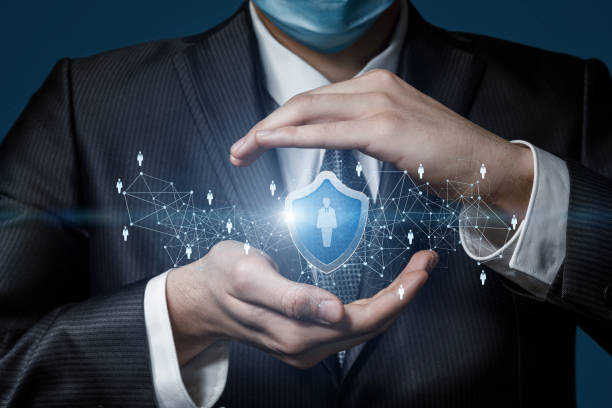istock Concept of saving and protecting human resources during a pandemic at work. 1243689069