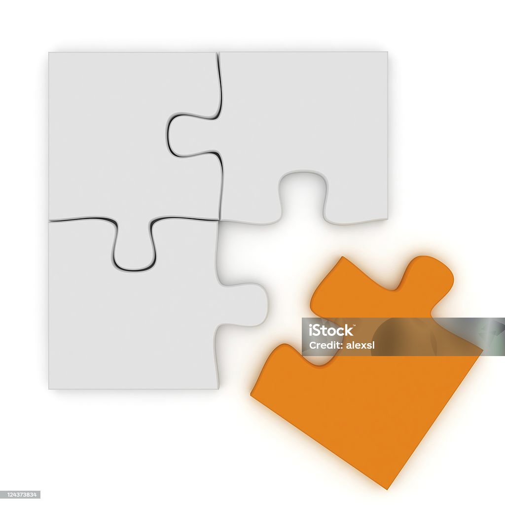 Diversi Puzzle concetto - Foto stock royalty-free di Astratto