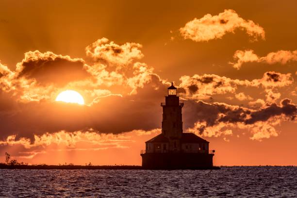 istock Sunrise at the Lighthouse 1243759517