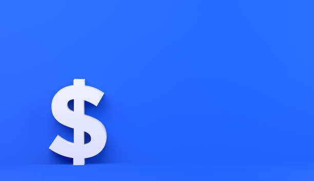 istock 3d illustration, symbol dollar in background infinity blue 1243842264