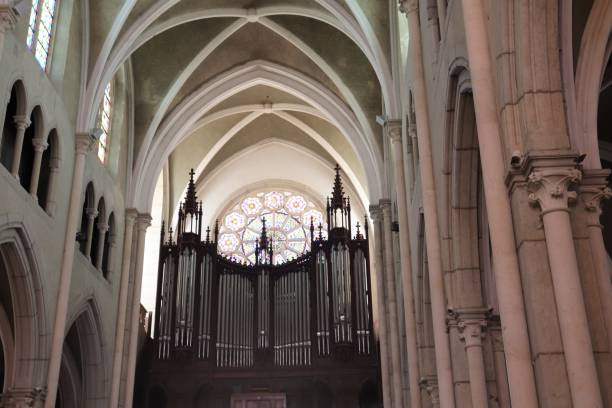 istock Inside St John the Baptist Catholic Church in Bourgoin Jallieu 1243842304