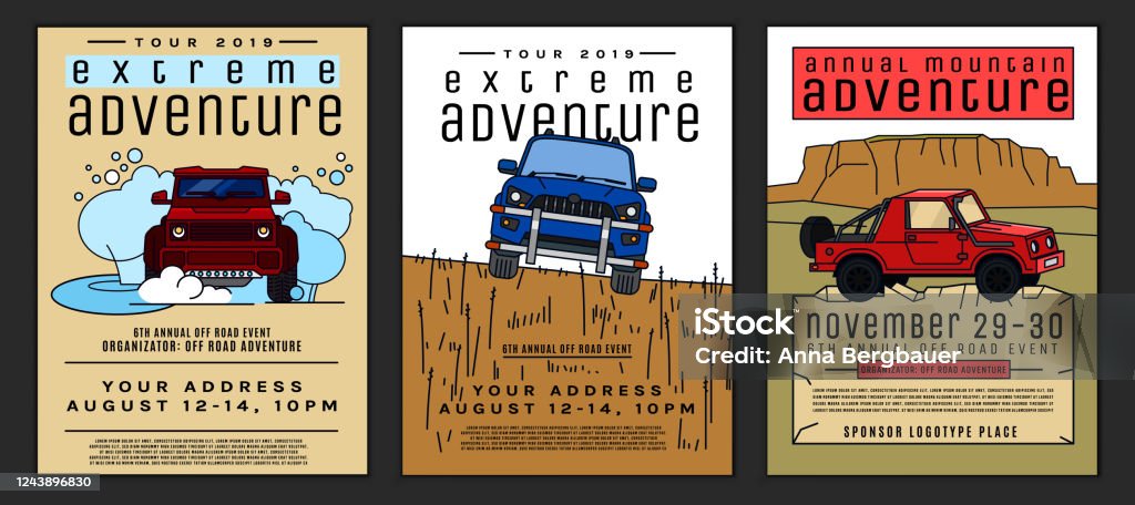 Extreme Racing Poster Off Road Extreme Posters Stock Illustration - Download Image Now ...