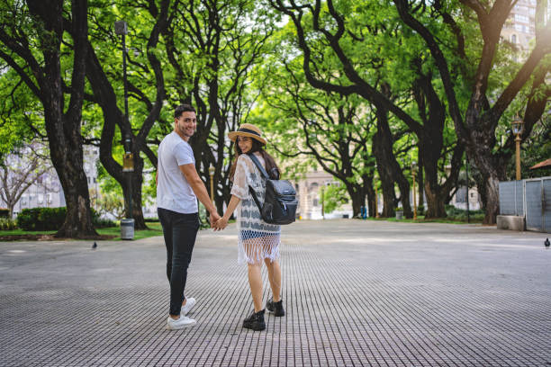 istock Argentinian couple walking together 1243950791