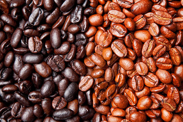 coffee bean background stock photo