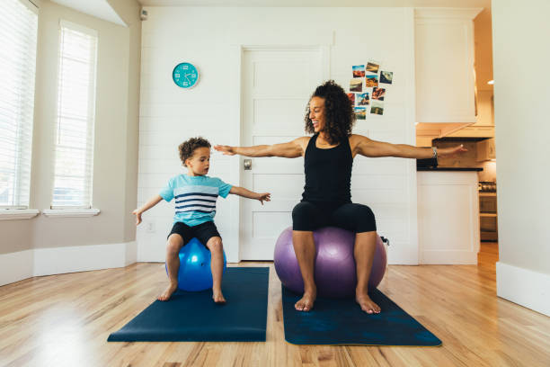 istock Exercise and Fitness with Mom 1244032990