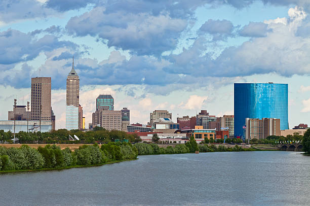 istock View of Indianapolis, Indiana skyline from river 124408076
