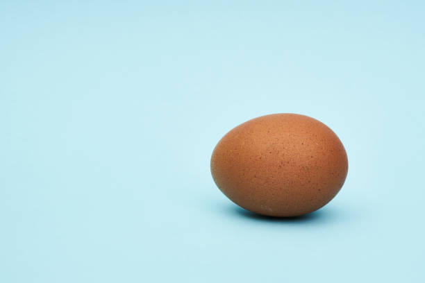 istock One chicken egg. Close up. Healthy eating 1244090519