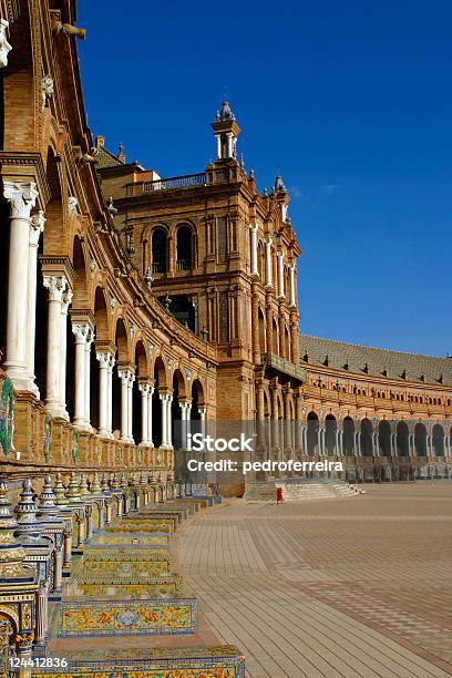 Plaza De Espana - Fotografie stock e altre immagini di Andalusia - Andalusia, Architettura, Composizione verticale