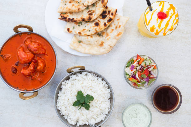 istock Butter Chicken with naan. 1244156025