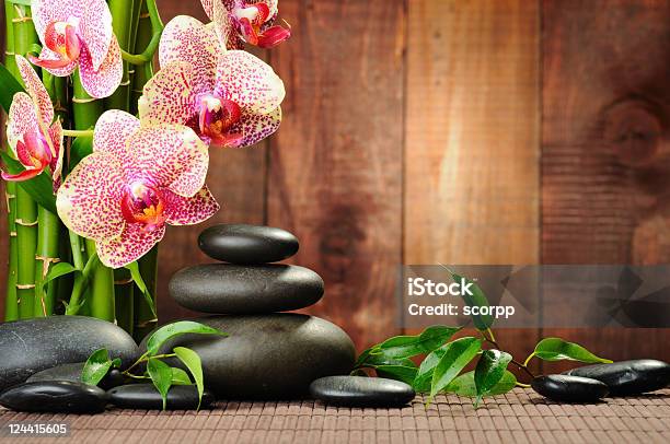 Spa Conceito - Fotografias de stock e mais imagens de Aromaterapia - Aromaterapia, Arvoredo de Bambu, Bambu - Família da relva