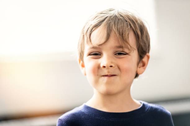 istock Smiling little boy looking at the camera 1244183558