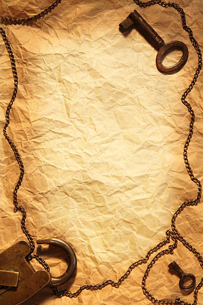 istock Blank sheet of crumpled paper 124425031