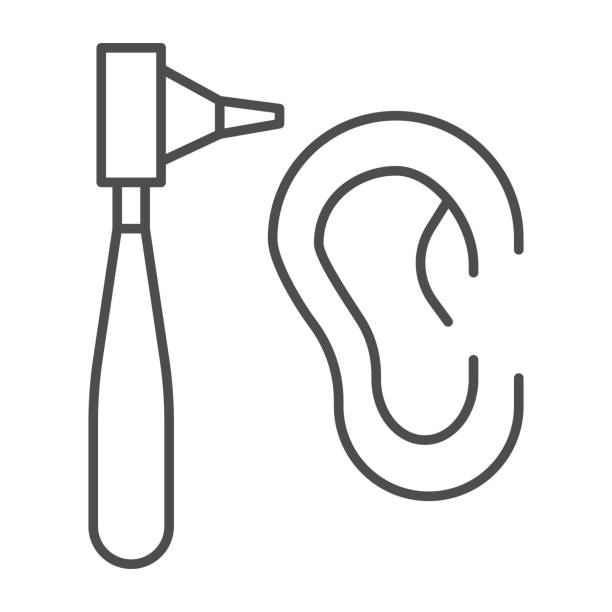 Ilustración de Otoscopio Y Oído Humano Icono De Línea Delgada Concepto Médico Examen Por Otorrinolaringólogo Signo Sobre Fondo Blanco Icono De Otoscopio En Estilo De Esquema Para Concepto Móvil Diseño Web Gráficos Ilustración de Otoscopio Y Oído Humano Icono De Línea Delgada Concepto Médico Examen Por Otorrinolaringólogo Signo Sobre Fondo Blanco Icono De Otoscopio En Estilo De Esquema Para Concepto Móvil Diseño Web Gráficos