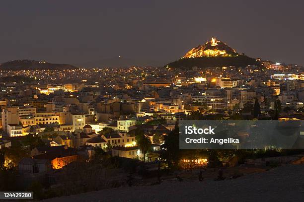 Athens At Night Stock Photo - Download Image Now - Acropolis - Athens, Athens - Greece, City