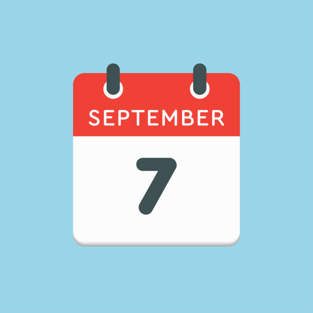 240+ September Number 7 Calendar Day Stock Photos, Pictures & Royalty-Free Images - iStock