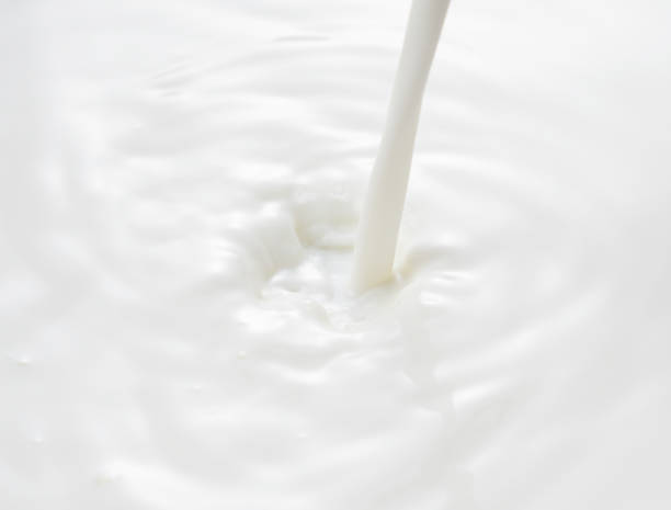 istock milk pouring place. Waves and Splashes. 1244329908