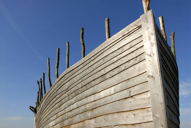 Noah's Ark Noah's Ark - a huge wooden ship. ark stock pictures, royalty-free photos & images