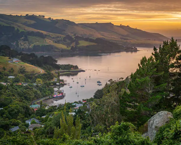 Photo of Sunset views over Carey’s Bay, Dunedin, Otago
