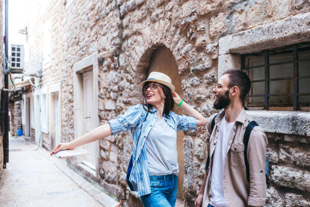 istock Couple on holiday in Budva 1244357718
