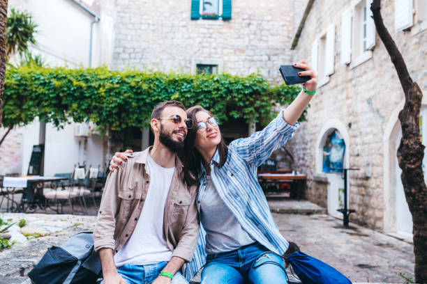 istock Couple on holiday in Budva 1244357738