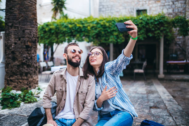 istock Couple on holiday in Budva 1244357770
