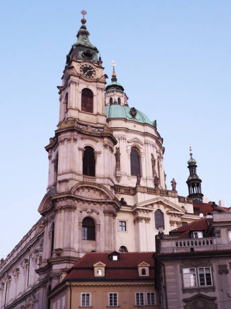 istock Chapel of St. Nicholas Cathedral in Prague. Baroque architecture. 1244390872