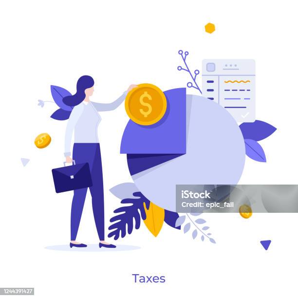 Abstract Character Concept Stock Illustration - Download Image Now - Currency, Finance, Tax
