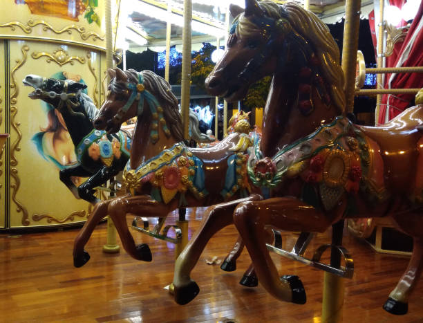 istock vintage Merry-go-round 1244415767