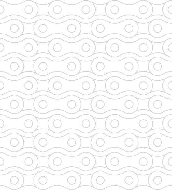 Bicycle chain seamless pattern. Monochrome bicycle chain vector seamless pattern. Website page background, branding element. bicycle backgrounds stock illustrations
