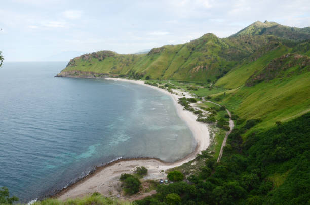 istock View of the coast from the air 1244504388