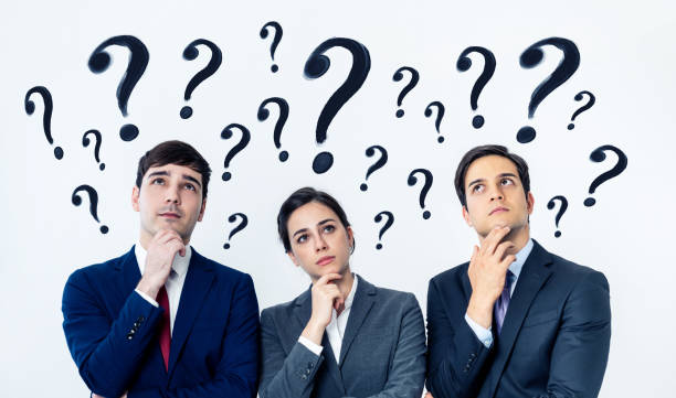 istock Group of people having questions. 1244524422