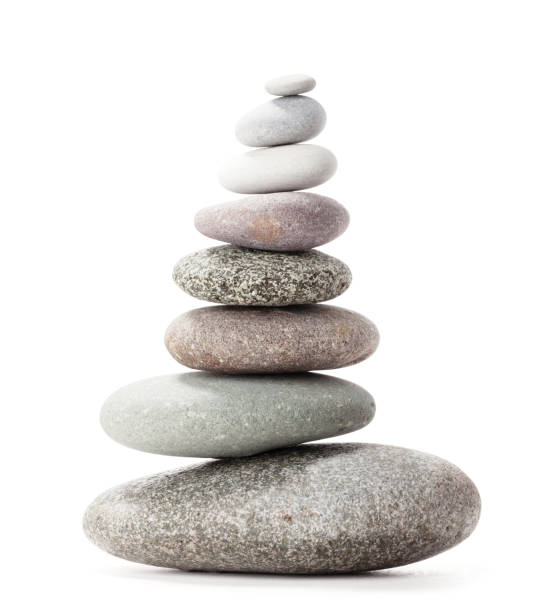 istock Pyramid of sea pebbles 1244525975