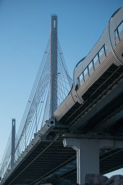 istock A view from below of modern elegant bridge 1244541812