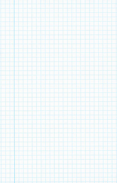 Checked Paper Plain checked paper. workbook paper checked mesh stock pictures, royalty-free photos & images