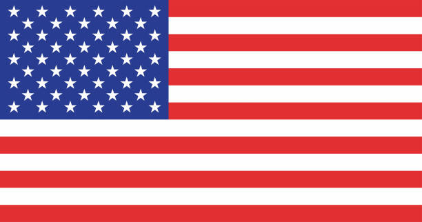 istock Image of the flag of USA, smooth. EEUU country 1244575871