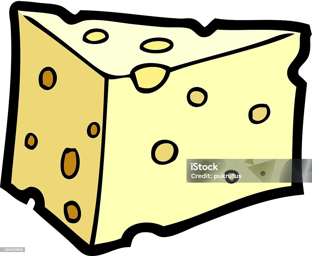 Швейцарский Сыр - Векторная графика Сыр роялти-фри