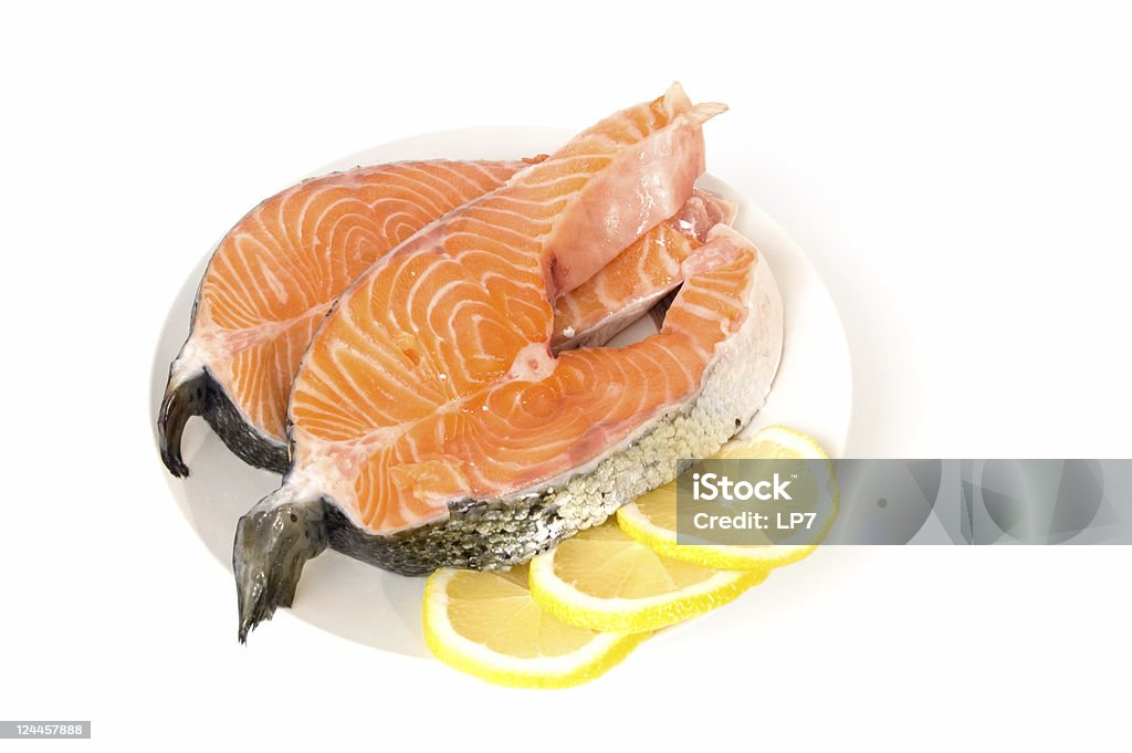 Fisch und Lachs - Lizenzfrei Filetiert Stock-Foto