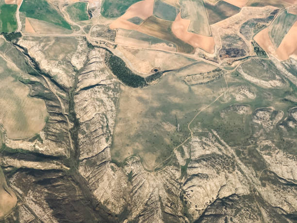 istock Aerial View Of Dramatic Landscape 1244611200