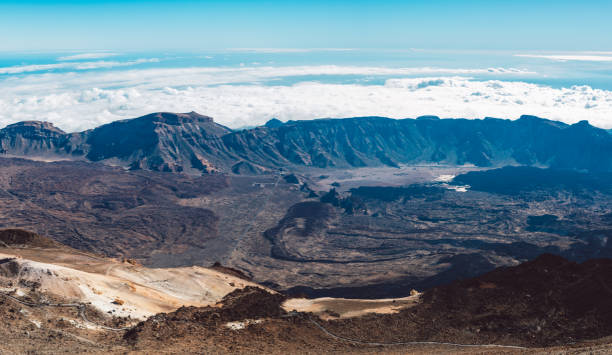 istock Aerial View Of Dramatic Landscape 1244613110