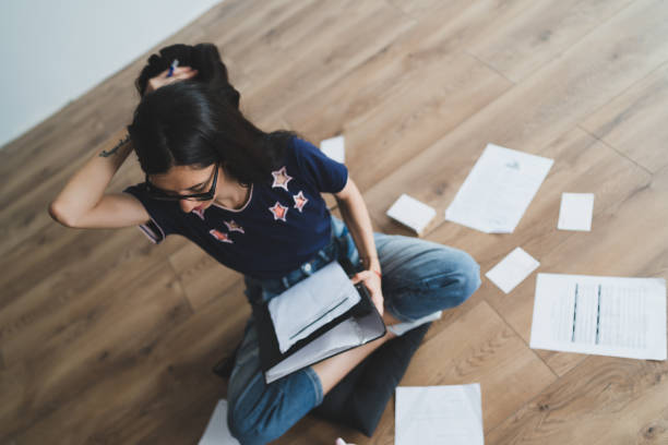 istock atractive woman home office working during covid 19 quarantine 1244653145