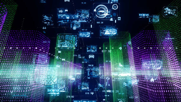 istock Transportation and technology concept. ITS (Intelligent Transport Systems). Mobility as a service. 1244666969