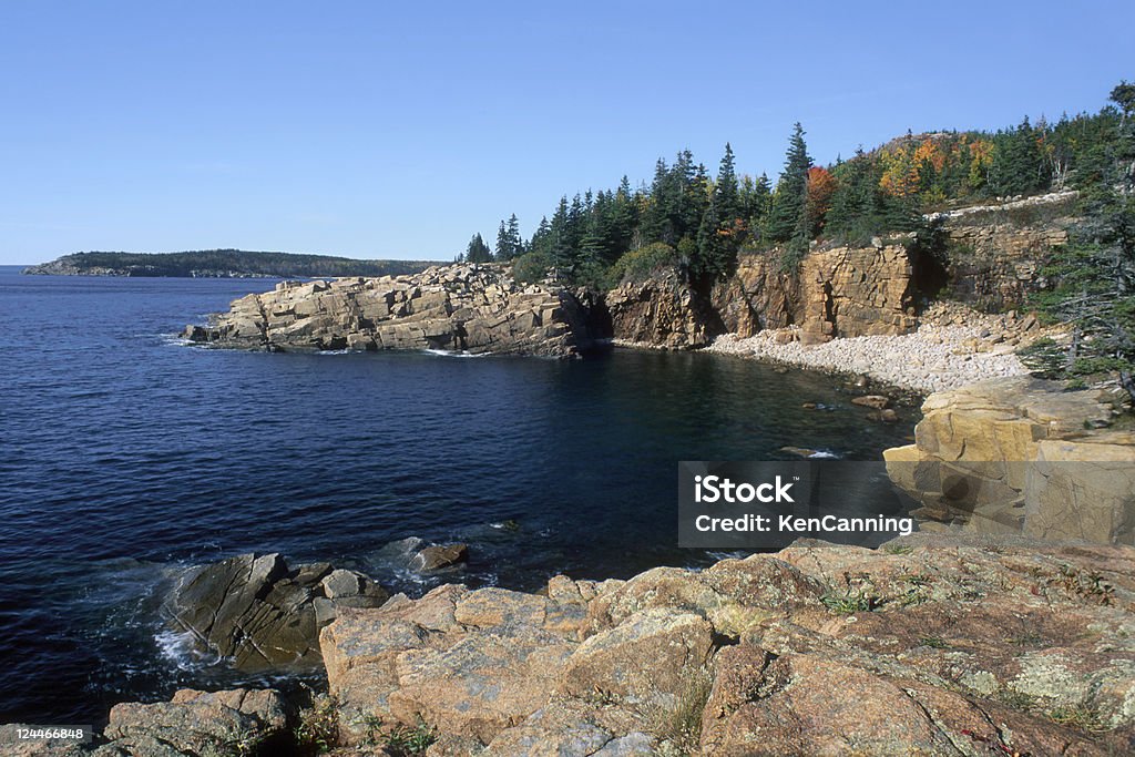 Côte rocheuse du Maine au parc National d'Acadia - Photo de Acadia National Park libre de droits