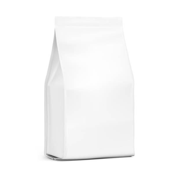 istock Realistic food bags isolated on white background. Isometric view. 1244696314