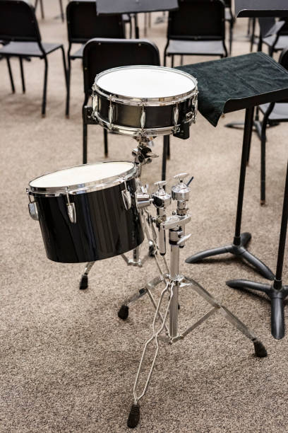 istock modified drum kit set up in the band room at school 1244771543