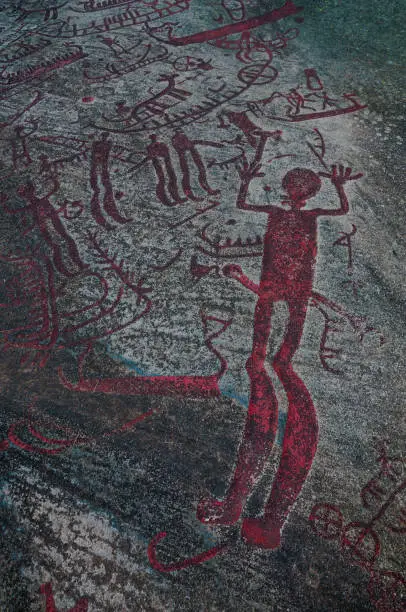 Rock art from Tanum
- a set of petroglyphs dated to the Bronze Age, located in the municipality of Tanum in western Sweden,
inscribed on the UNESCO World Heritage List.
