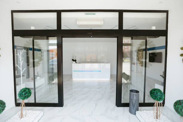 istock Reception desk in modern clinic 1244795513