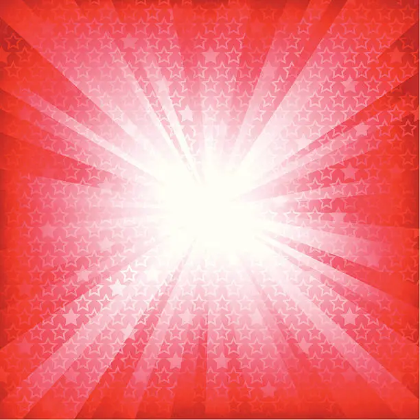 Vector illustration of Cinnamon Star Burst